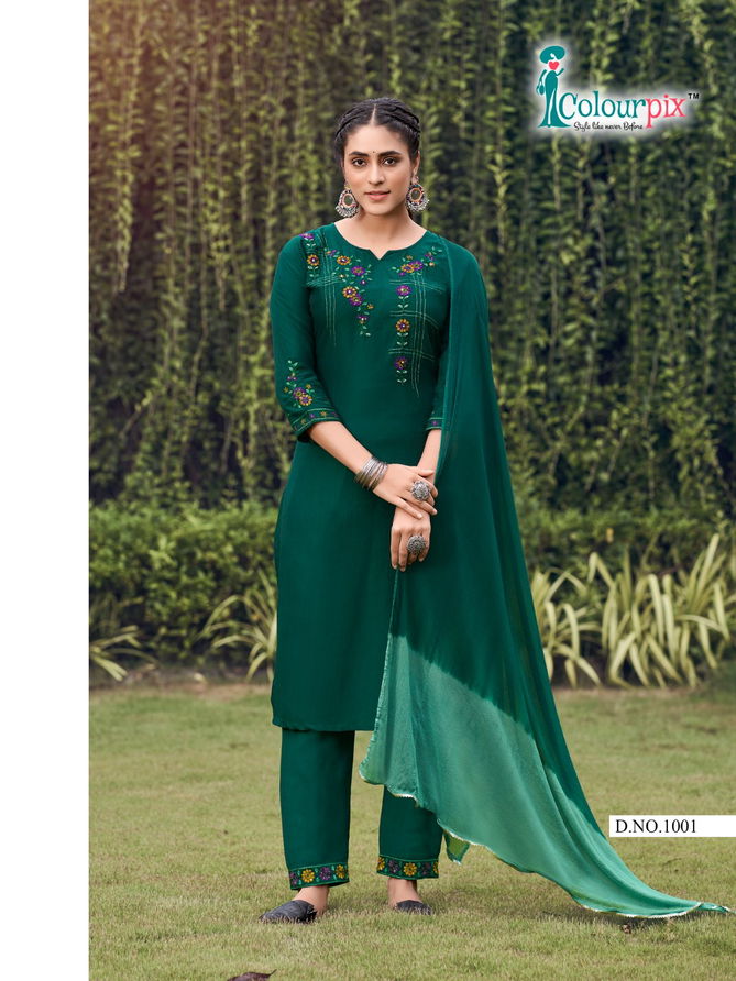 Colourpix Apsara Fancy Ethnic Wear Wholesale Designer Readymade Suit Catalog